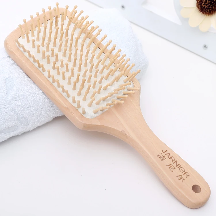 Big Wooden Hair Brush Detangler Wood Paddle Hair Brush For Women - Buy ...