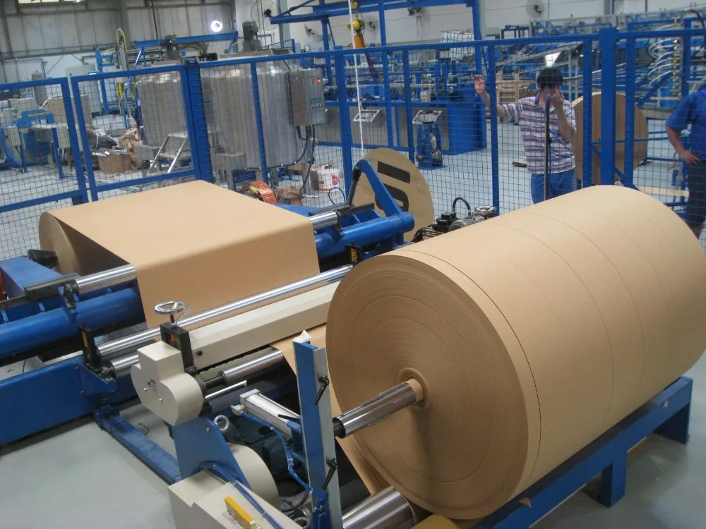 Kraft Paper Roll Slitter Rewinder Machine - Buy Paper Roll Slitter ...