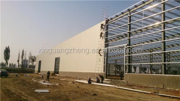ISO & CE certificated steel structure construction design steel truss warehouse