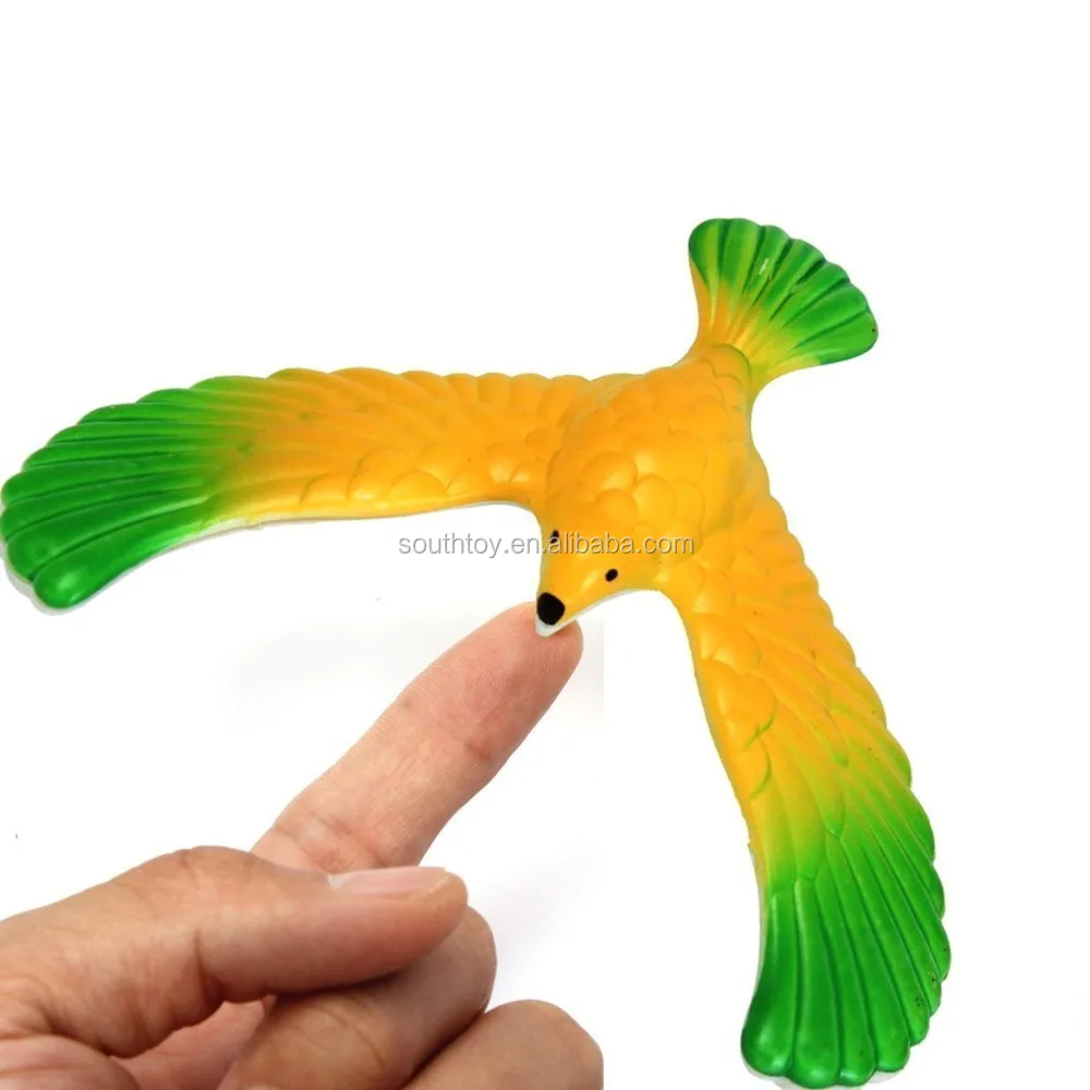 Novelty Fun For Kids Magic Science Desk Gravity Physics And Finger Plastic Balance Eagle Bird
