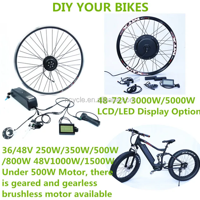 electric bike conversion kit 1000w with battery