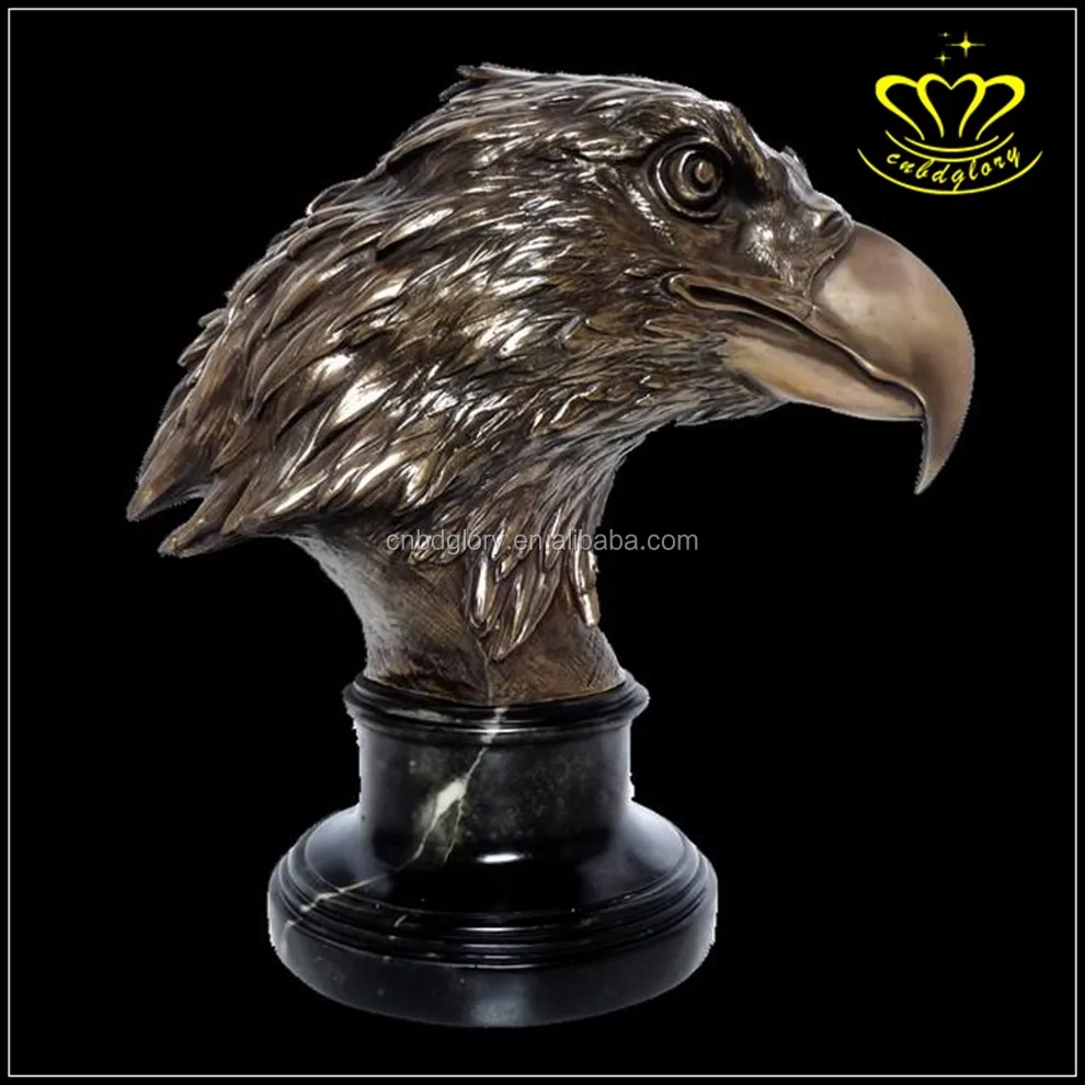 Bronze Eagle Head Sculpture Metal Animal Statues For Sale Buy Brass