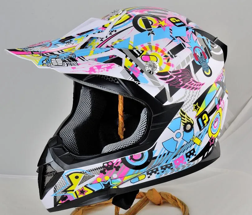 motocross style bike helmet