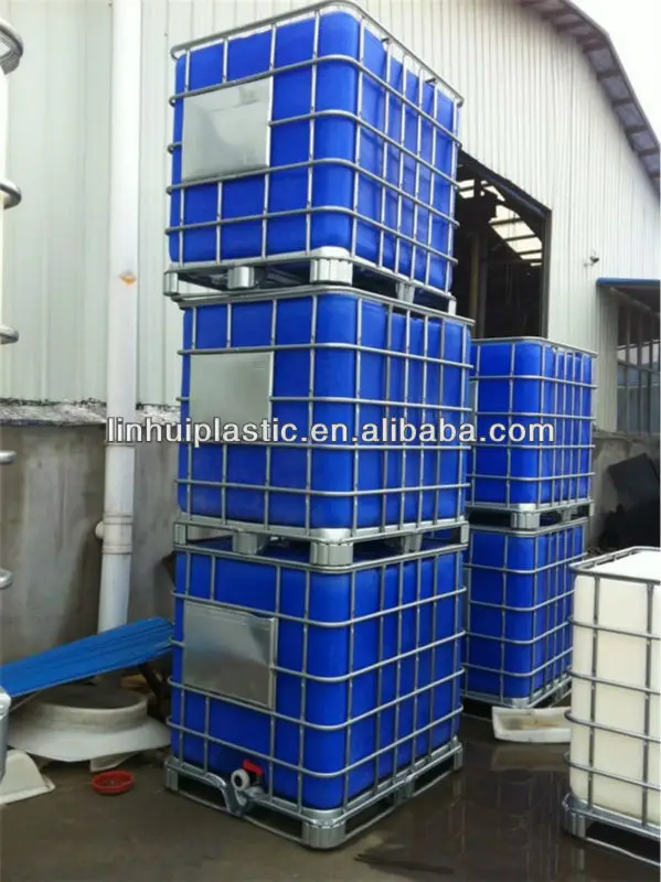 Square Chemical Resistant Plastic Container With Phosphoric Acid And