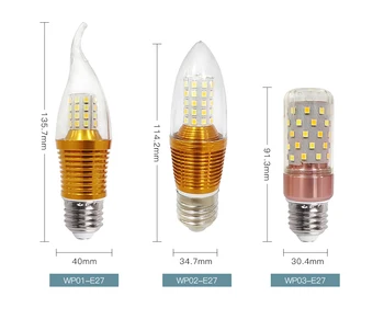 Smart Home Led Lights Remote Control Smart Bulbs Candalable Wifi Bulbs
