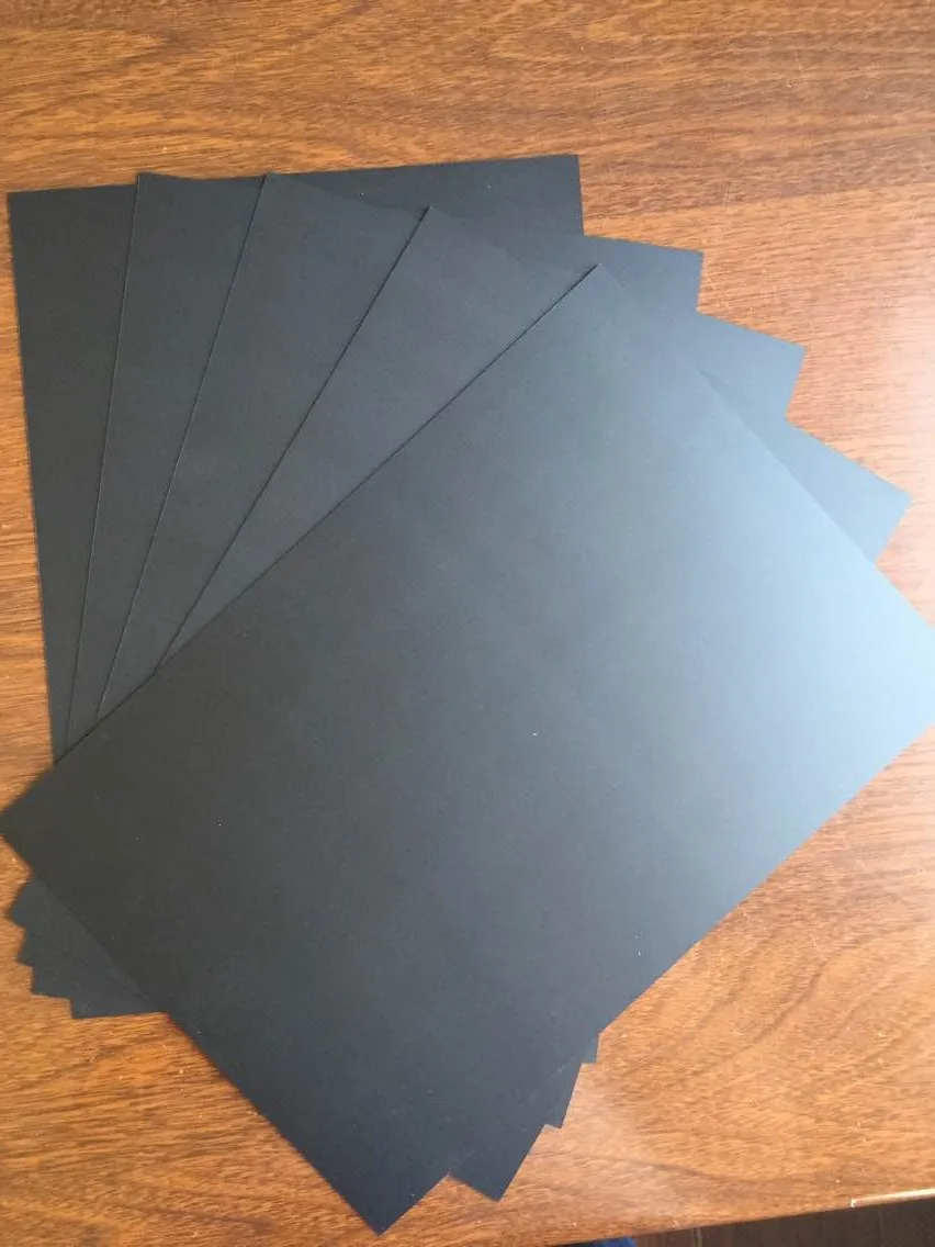 Matt/matt Pvc/pp/pet Plastic Sheet 0.10.8mm Rigid Sheet Buy Black