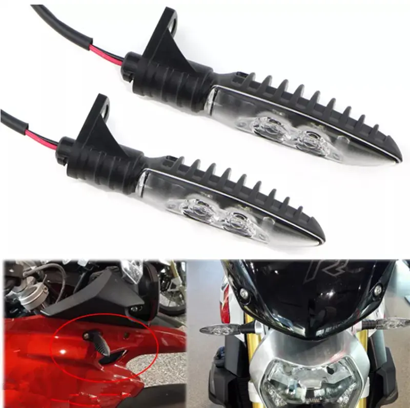 Pair Led Turn Signal Indicator Light Fits For Bmw S1000rr R1200gs Hp4