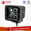 IP69K waterproof 12v 24v quadrant led driving auxiliary work lights for 4wd / trucks
