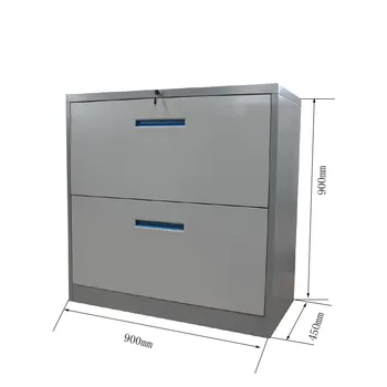 Lateral Lockable Double Drawers Steel Baseball Storage Cabinet