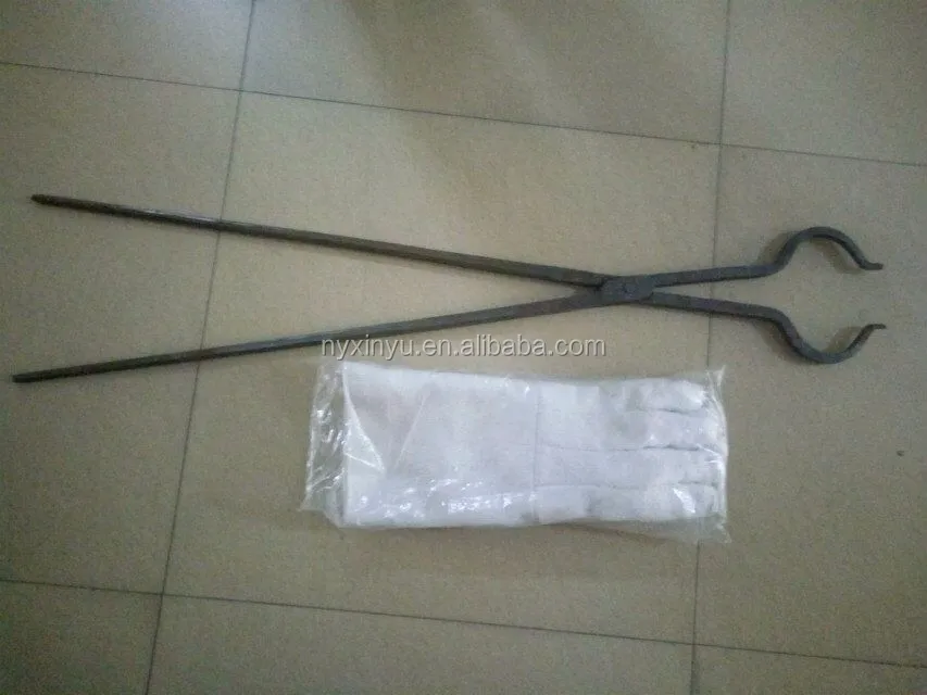 High Temperature Long Handle Crucible Tongs Big Industry Furnace Tongs