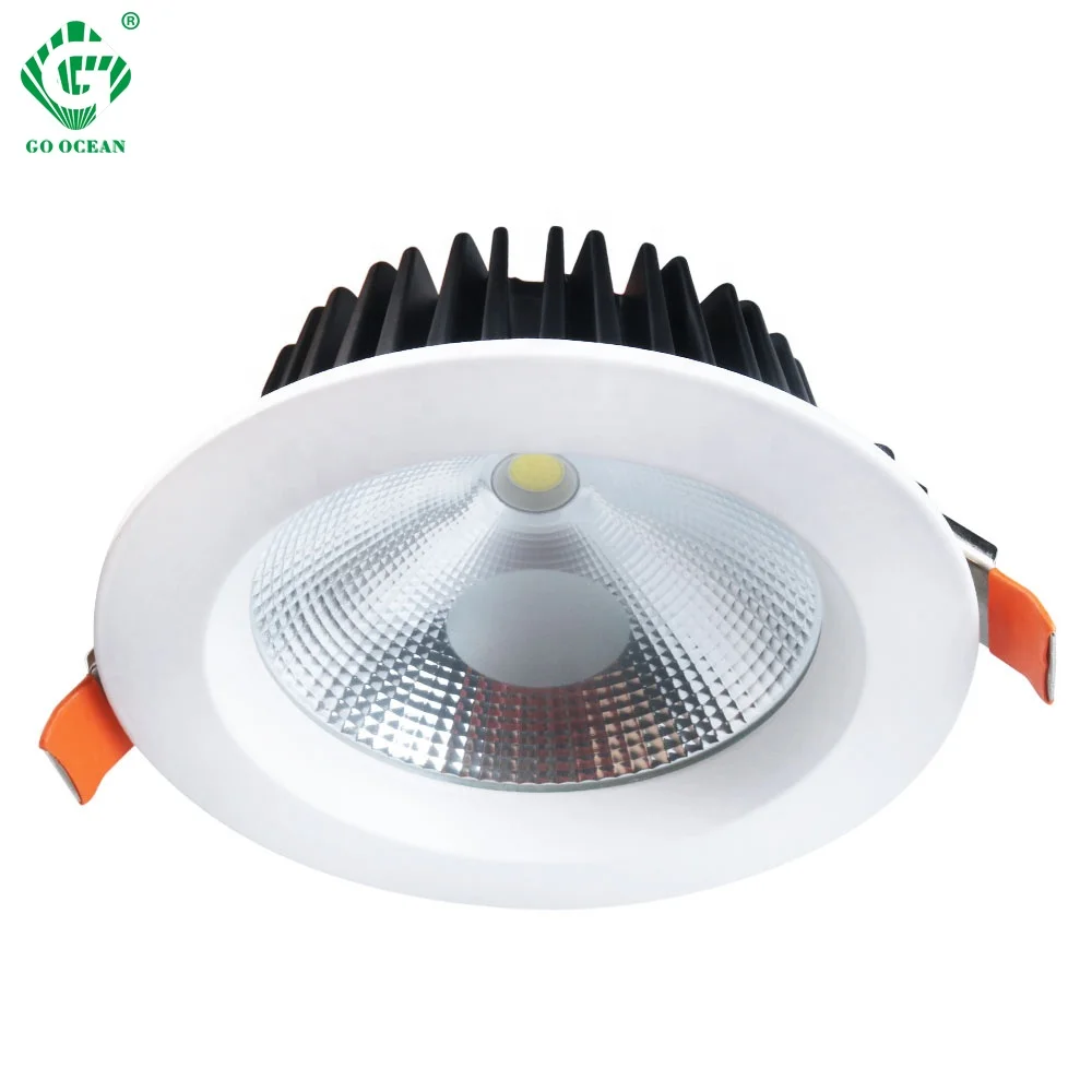 High Quality 85-265v Aluminum Fire Rated Recessed Led Downlights Commerical Outdoor Down Light