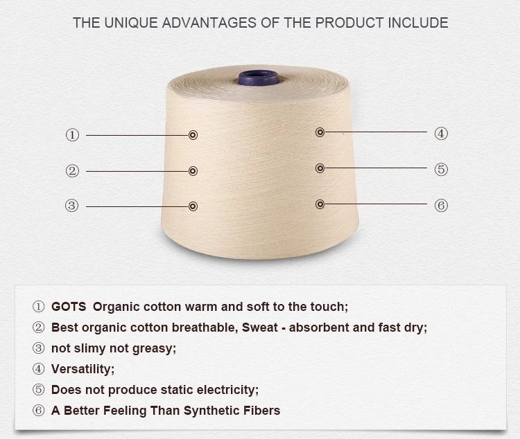 100 Organic Cotton Yarn For Weaving And Knitting Buy 100 Organic