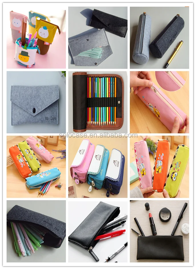 detailed images big volume school kids pen pencil bag case