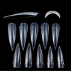 Yimart 500pcs/ bag artificial false ABS sharp stiletto long salon nail tips