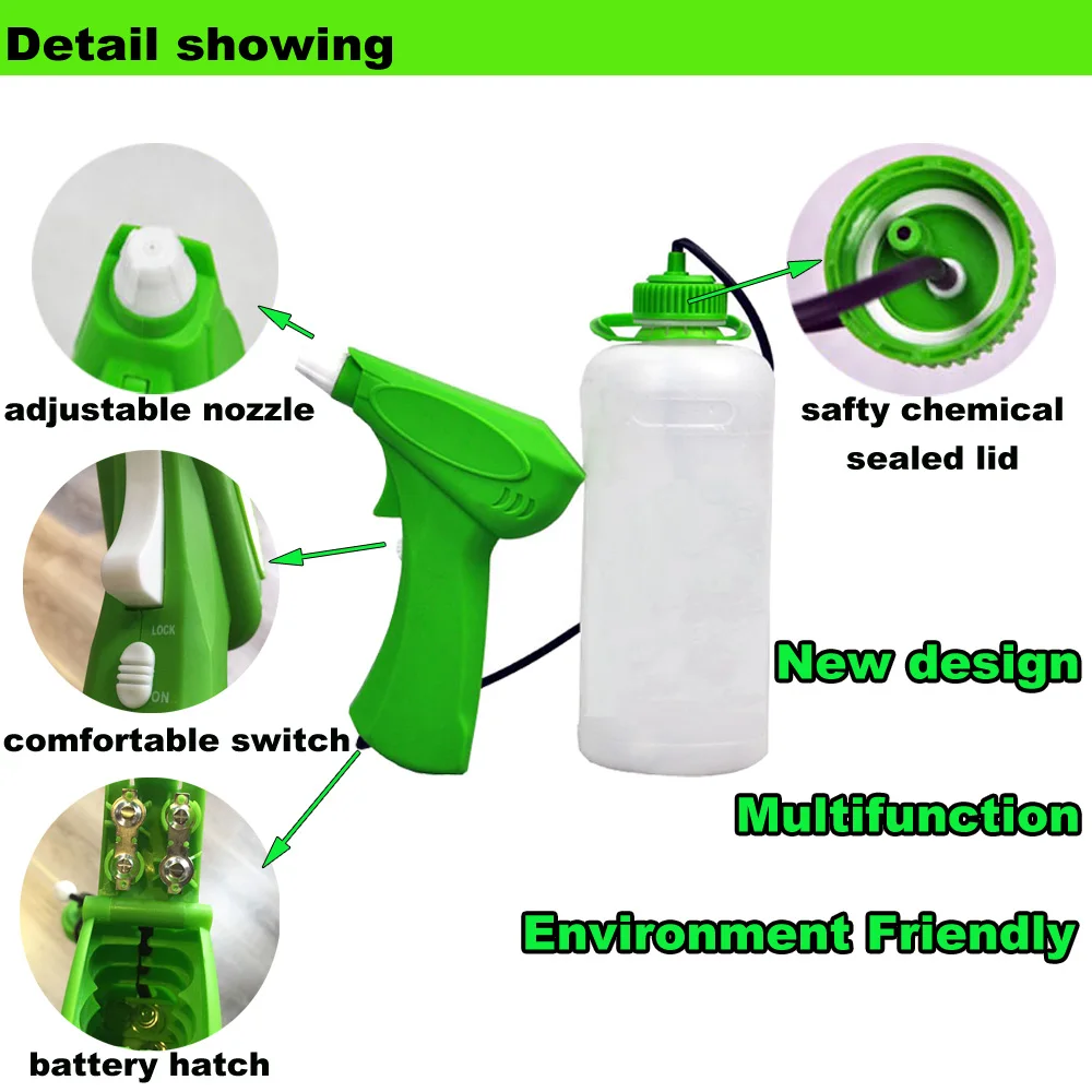 battery operated sprayer hand bottle