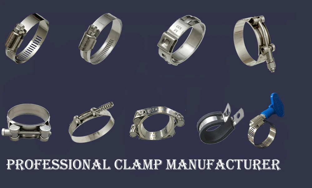 Stainless Steel High Pressure Single Bolt Heavy Duty Hose Clamps