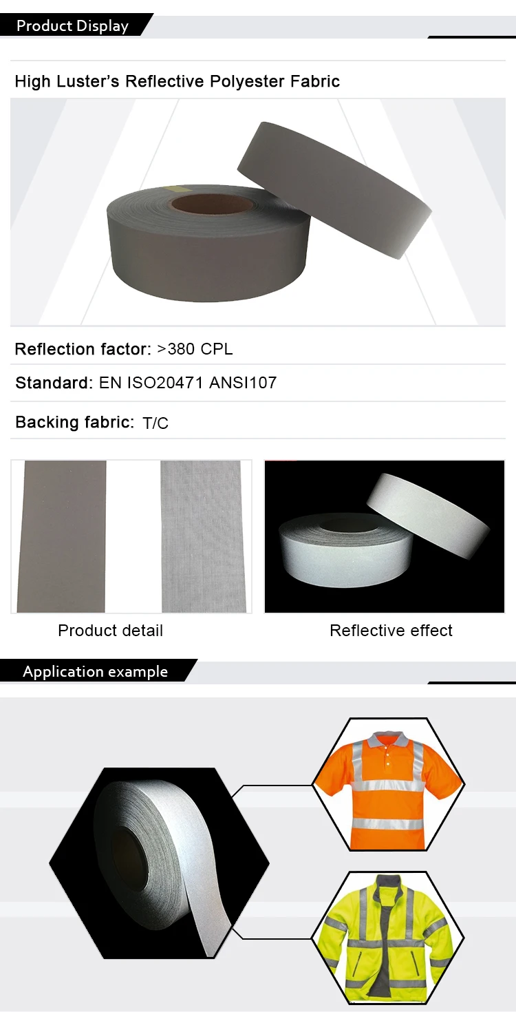 Safety Infrared Clear Reflective T/c Reflector Fabric Buy Reflector