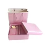 surprise pink elegant luxury personalised wedding favors sweet baby small bridesmaid gift set paper card box recycled custom
