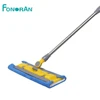 Professional static magic cleaning chenille aluminum floor mop squeegee