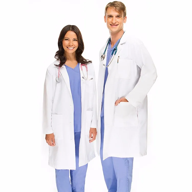 New Designs White Hospital Uniforms For Doctor Nurse Child Lab Coat