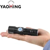 Mini USB Flashlight Rechargeable Internal Battery Q5 High Power Zoomable Led Torch Light With 3 Modes Pocket Flashlight