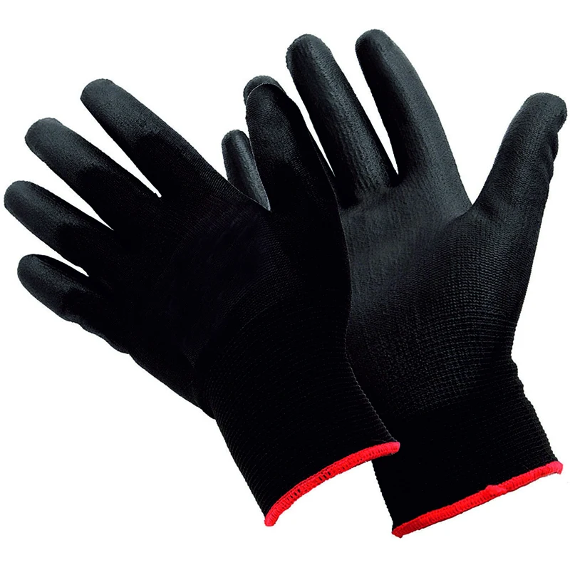 All Purpose Oil Change Glove With Black Pu Palm Coating Buy Oil