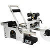 liquid round bottle glass bottle labeling machine with date coding
