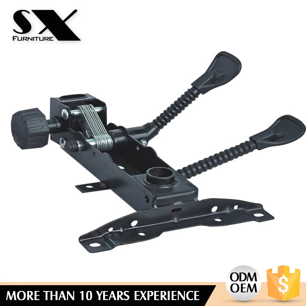 Swivel Office Recliner Chair Mechanism Seat Plate Mechanism Two Handles