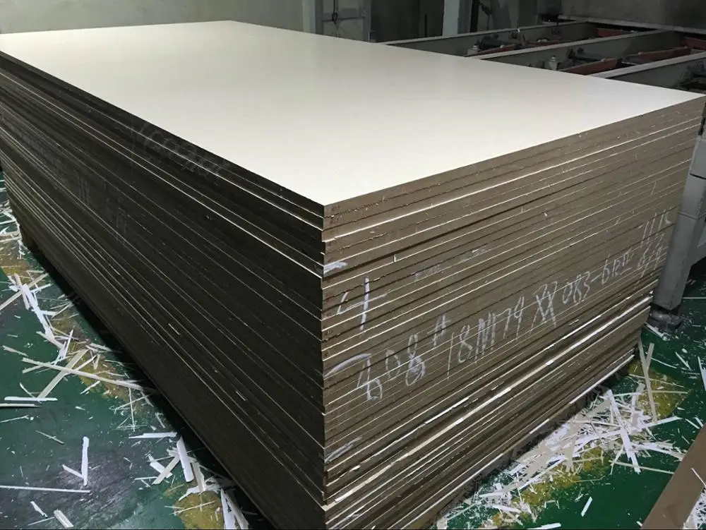 High quality wood grain color 18mm melamine laminated mdf, View 18mm ...