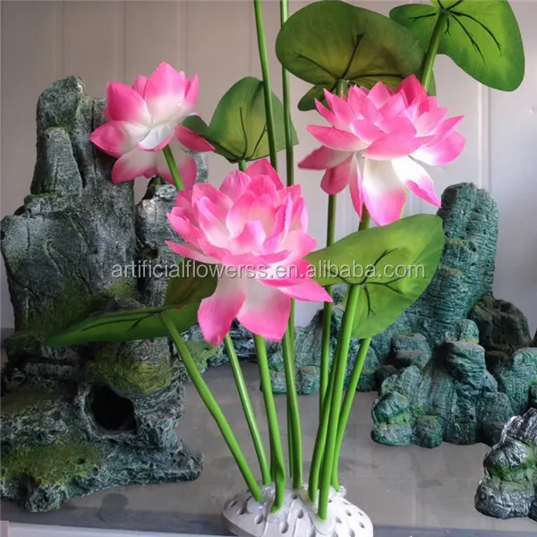 Shandong Plastik Bunga Lotus Buatan Untuk Akuarium Buy Bunga