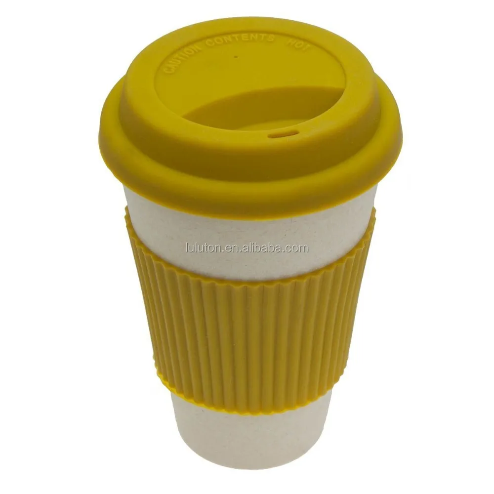 Reusable Travel Mug Hot Cold Non Slip Grip Screw Lid Flip Open Cap Prevents Leaks And Spills