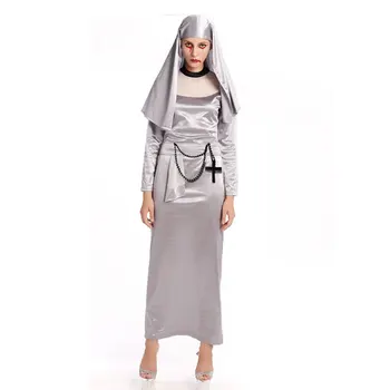 新しい女性僧侶カトリックアラビアセクシーな修道女の衣装 Buy 衣装 修道女の衣装 カトリック衣装 Product On Alibaba Com
