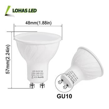 Gu10 Led Light Bulbs 50 Watt Equivalent Colour Changing 6000k 2700k Gu10 Led Light Bulbs 50 Watt Equivalent Colour Changing 6000k 2700k 4000k Spotlights