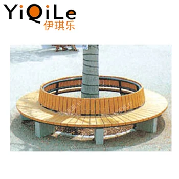 Top Design Round Wooden Bench Beautiful Bench For Public Park Cost