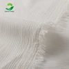 Good quality white 75D tooth pick tiny thin stripe bubble crep chiffon fabric