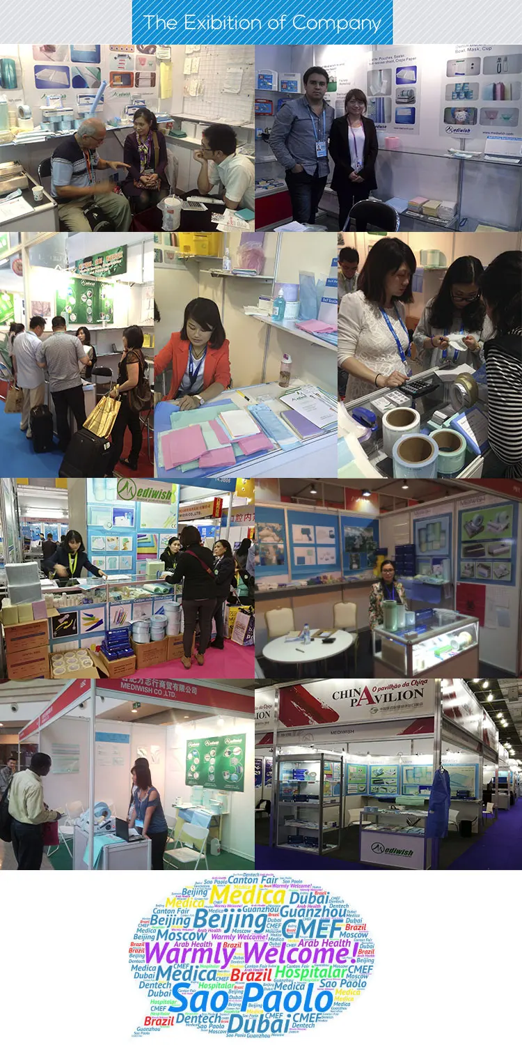 Medical tyvek bag in sheets and rolls