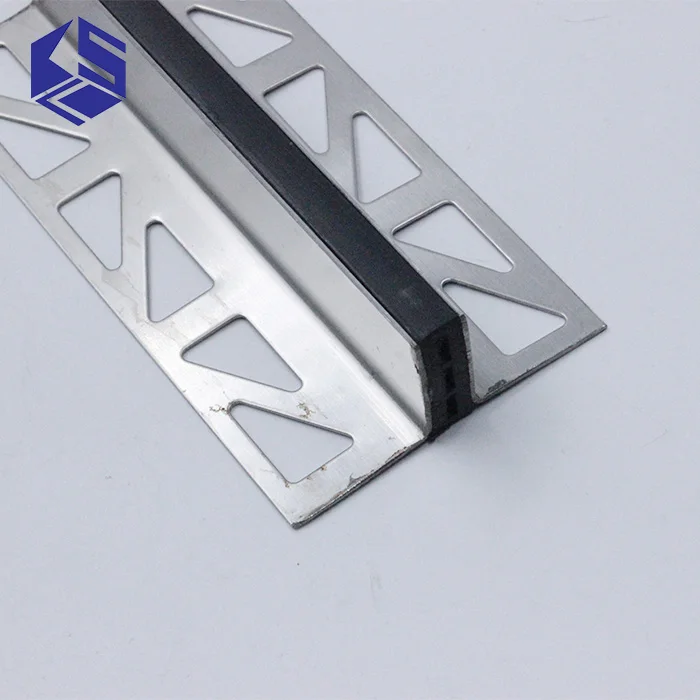 Heavy Duty Shopping Center Floors Stainless Steel Tile Expansion Joints