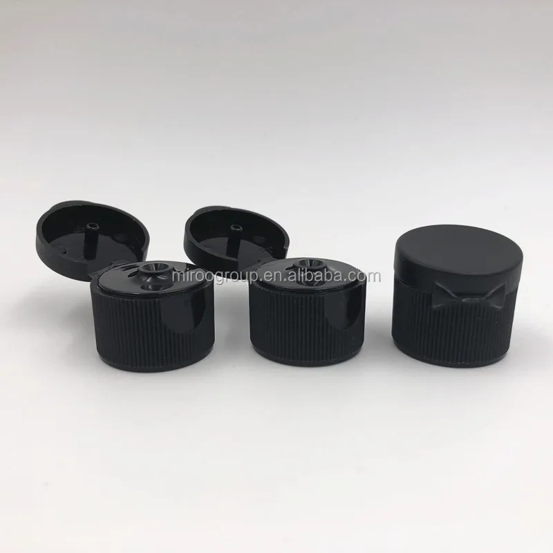 black flip top lids