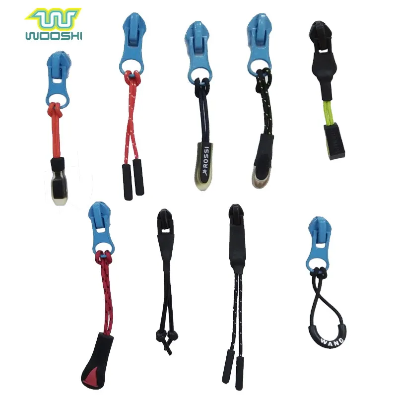 Zipper Factory Wholesale Soft Plastic Zipper Puller For Fashion Leisure