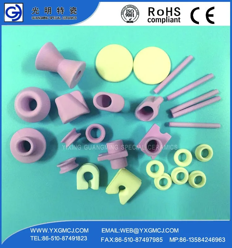 Pink 95al2o3 Textile Ceramic Yarn Guides Buy Textile Ceramic Yarn