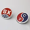 Factory Customized Design PVC Material Oval Car Emblem