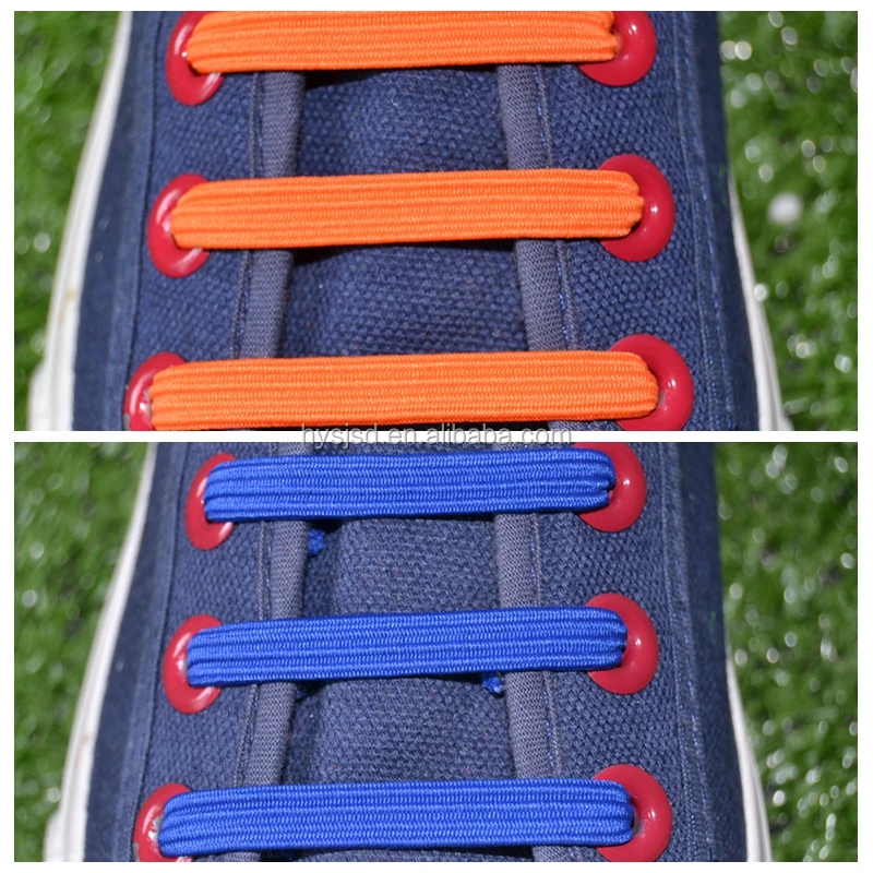 Hundred Colors More !!! No Need Tie Shoelace/ Flat Elastic Shoelace / U
