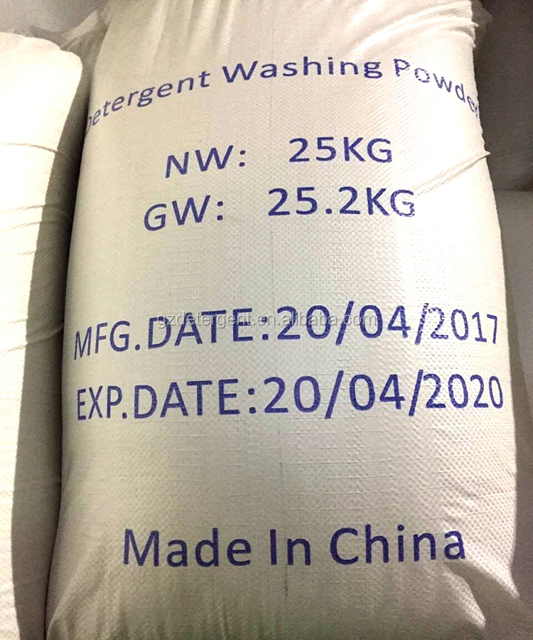Chemicals Formula 25kg Bulk Detergent Powder Washing Powder Buy High