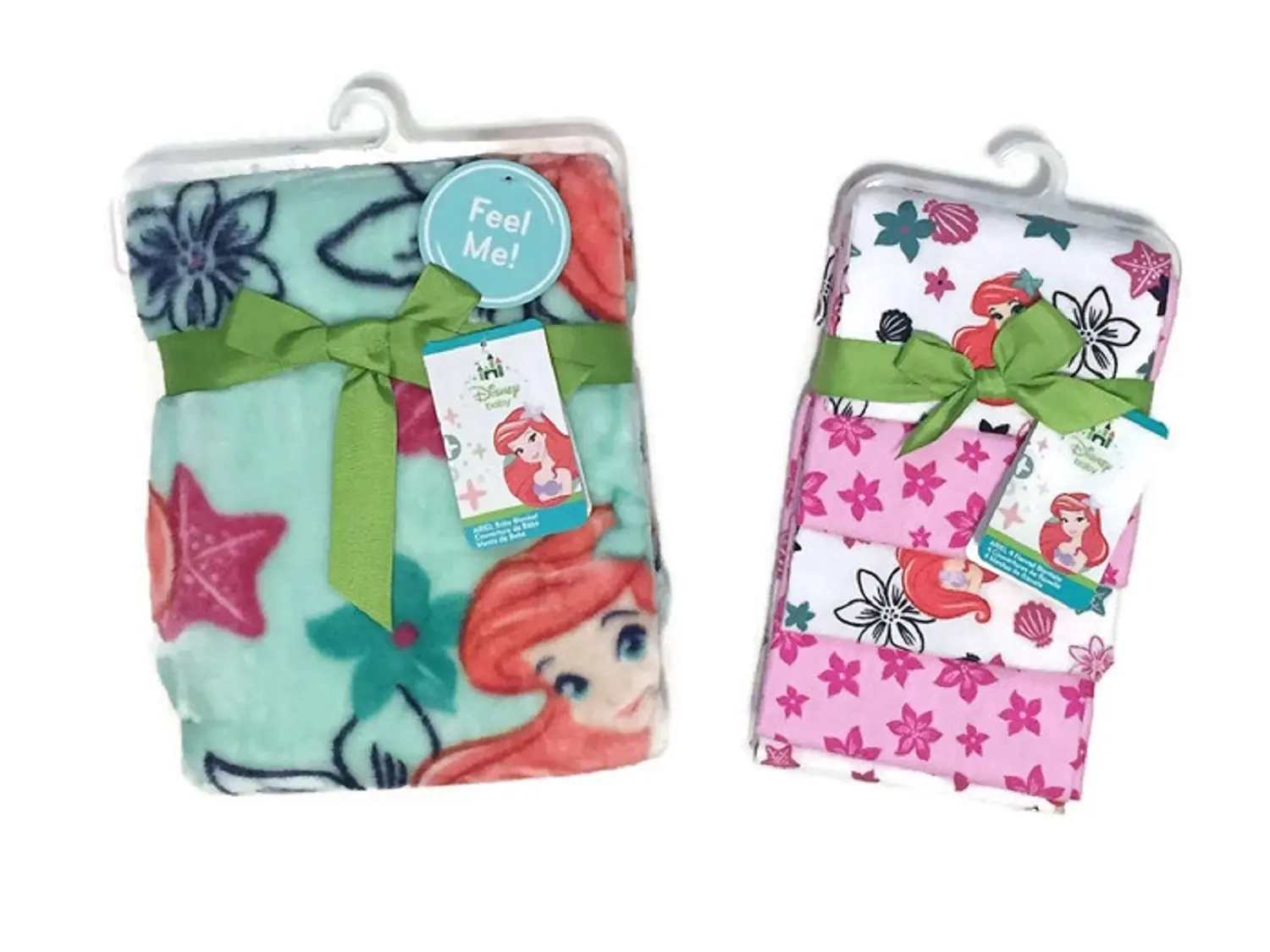 Buy Disney Baby Ariel Baby Blanket Set One Plush Baby Blanket