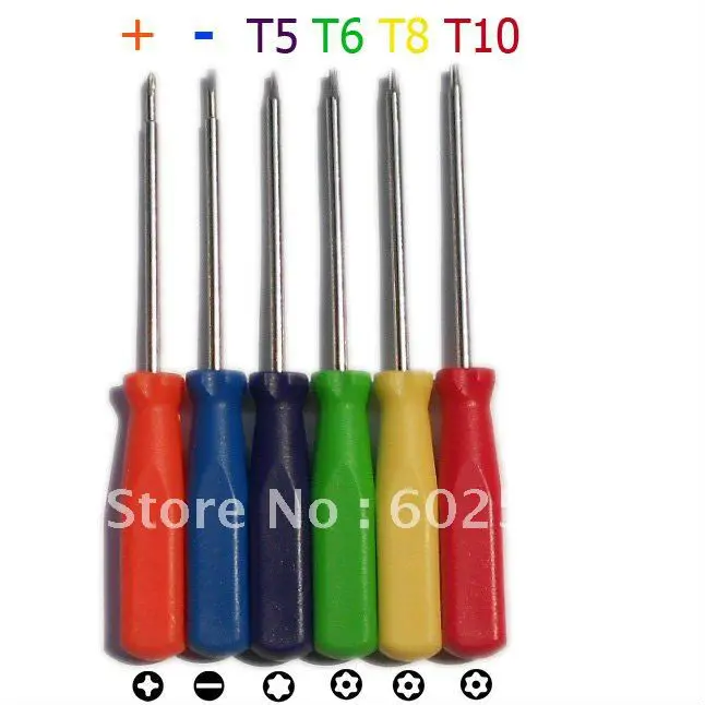 Best Price Lot Philips&Slotted T5-T6-T8-T10 Screwdrivers
