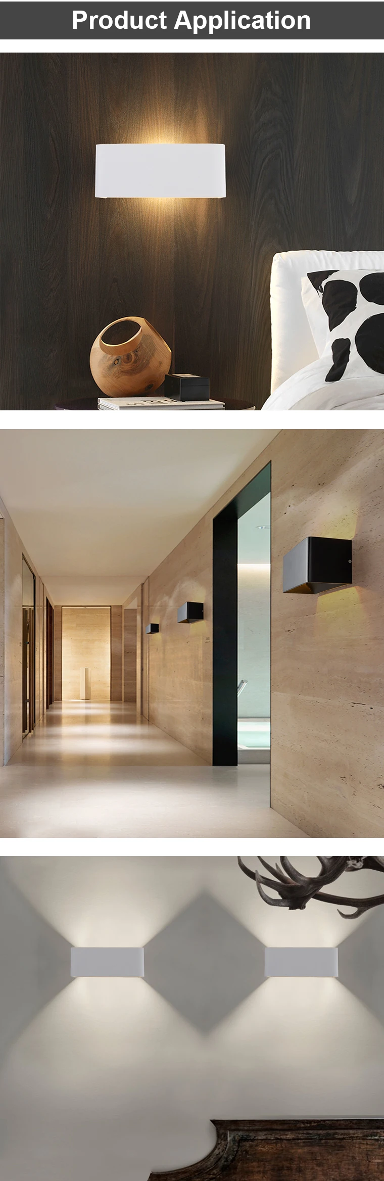 Up Down Wall Light LED Aluminum Modern Indoor Stair Decorative Wall ...