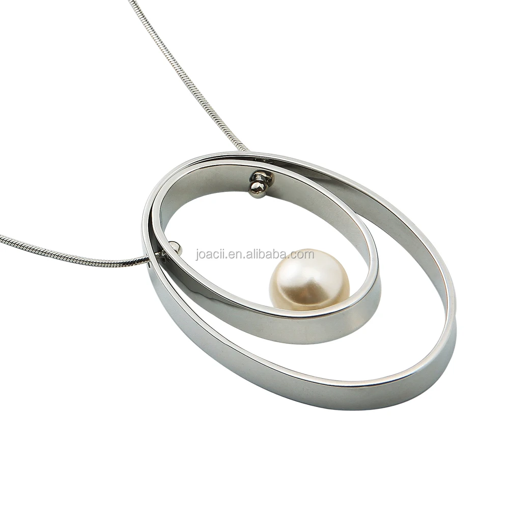 Alloy Copper Pearl Fashion Necklace Jewelry Supplies
