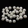 fancy white 2 hole tunnel hole round ball rhinestone pearl button for clothing
