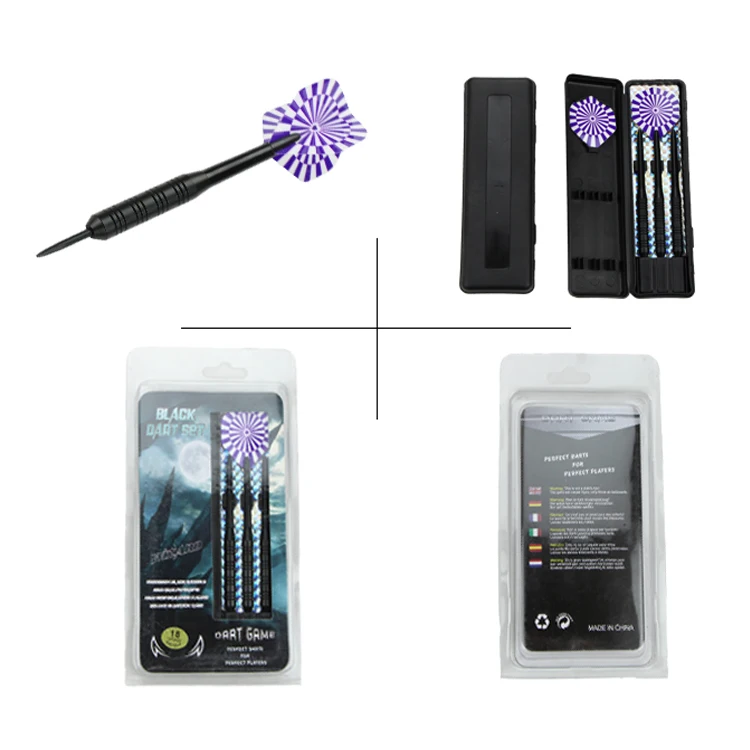 Outdoor Dart Board Set Steeltip Dart Set With Various Style Flights