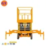Competitive edge manual mobile lift platform scissor type lift for sale